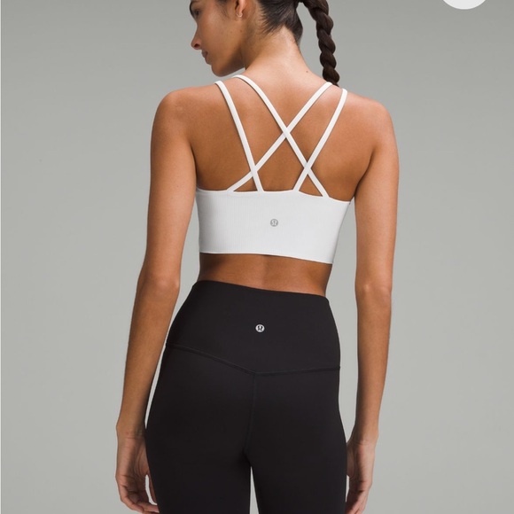 Like a Cloud Ribbed Longline Bra, light support, B/C Cup - Size 8 - Picture 2 of 4